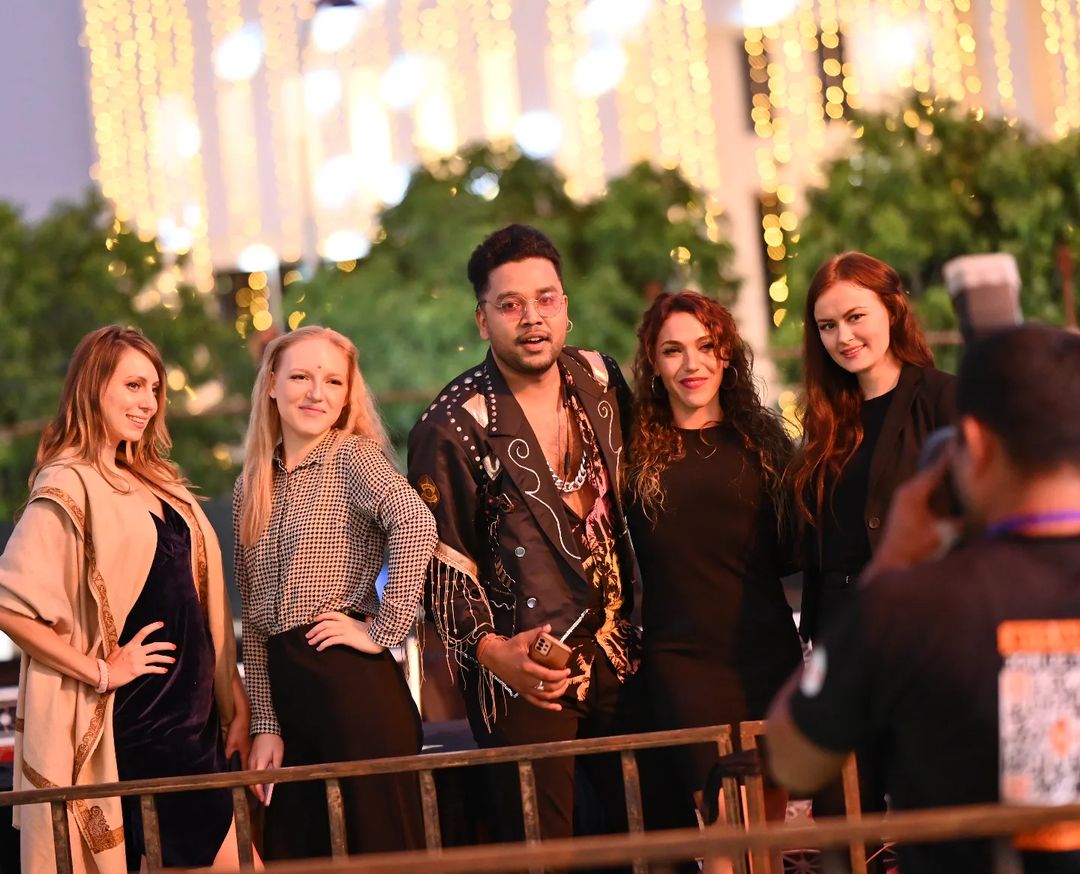 Bollypop Band performing at a Bollywood live event